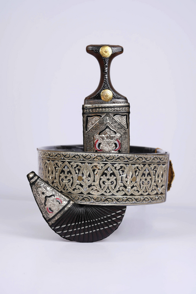Luxury Silver Janbyiah with Yemeni Eagle