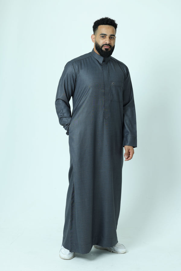 High Quality Thobe With Hidden Zip