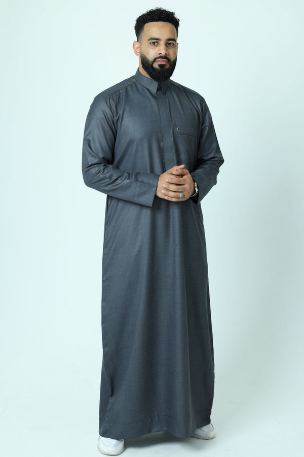 High Quality Thobe With Hidden Zip