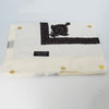Yemeni white shawl with beautiful dark embroidery شال ابيض مع تطريز غامق