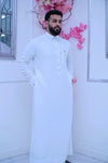 White Honeycomb Thobe