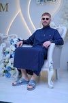 Blue Striped Thobe