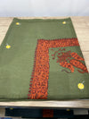 Olive Yemeni shawl