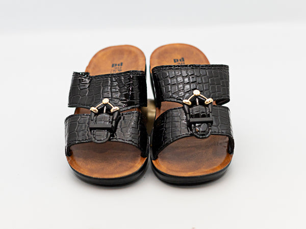 Kids Black Sandals
